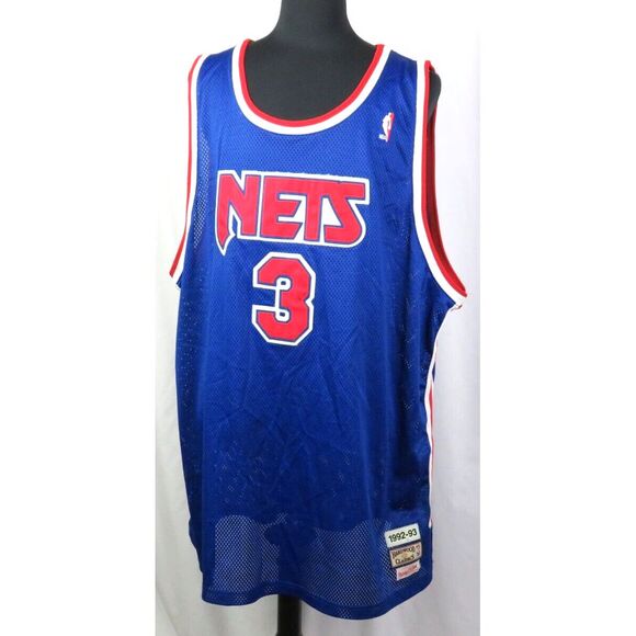 Mitchell & Ness Authentic Drazen Petrovic New Jersey Nets Sewn Jersey Vintage 54